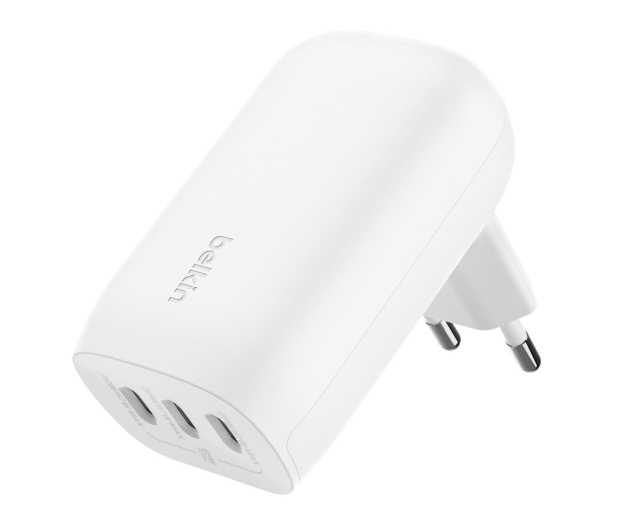 BELKIN Ładowarka BOOSTCHARGE 67W USB-Cx3 PPS biała WCC002vfWH - 1330439 - zdjęcie